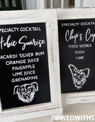 Sumlin Wedding - Specialty Drinks