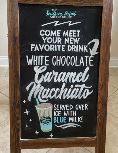 The Southern Grind - Caramel Macchiato A-Frame